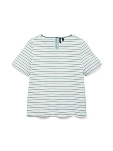 Vero Moda Shirt wit/mintgroen