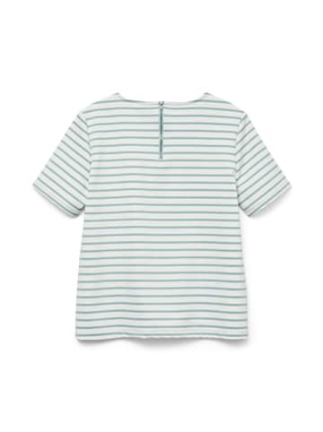 Vero Moda Shirt wit/mintgroen