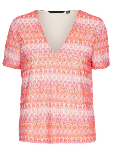 Vero Moda Shirt in Rot/ Rosa