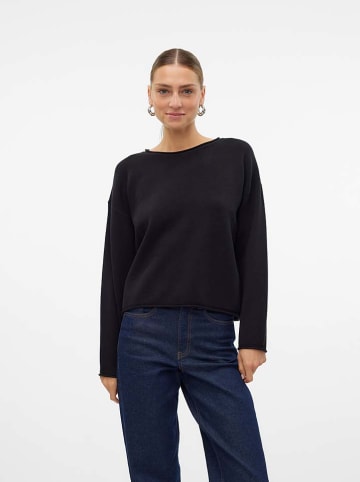 Vero Moda Sweter "Gold" w kolorze czarnym