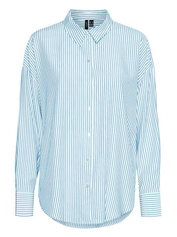 Vero Moda Bluzka w kolorze błękitno-białym
