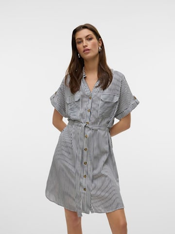 Vero Moda Kleid in Schwarz/ Weiß