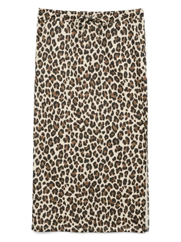 Vero Moda Spódnica w kolorze beżowo-czarnym