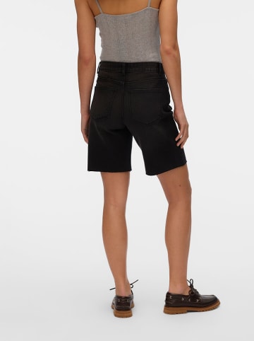 Vero Moda Szorty dżinsowe w kolorze czarnym