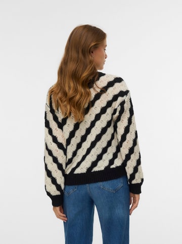 Vero Moda Sweter w kolorze czarno-beżowym