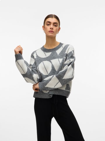 Vero Moda Sweter w kolorze szarym