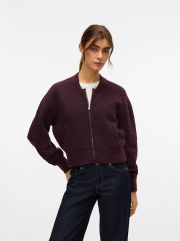 Vero Moda Kardigan w kolorze bordowym