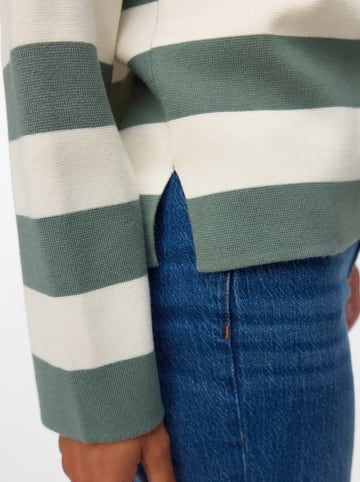 Vero Moda Pullover in Grün/ Creme