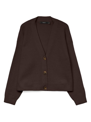 Vero Moda Cardigan in Dunkelbraun