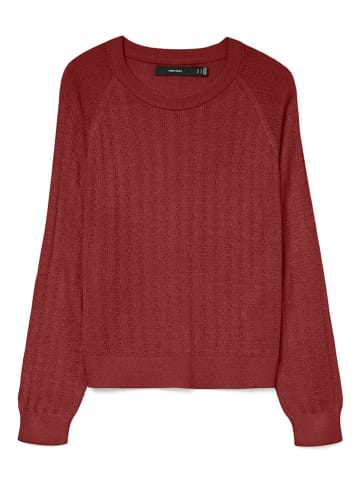 Vero Moda Sweter w kolorze bordowym