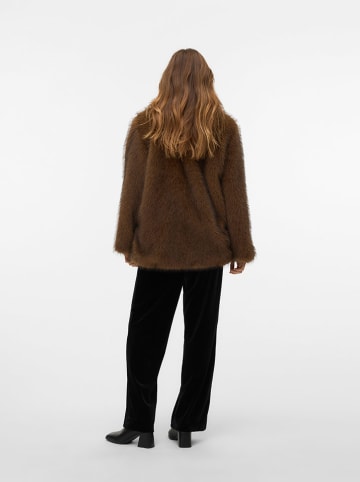 Vero Moda Kunstpelzjacke "VMGLORIA"  in Hellbraun
