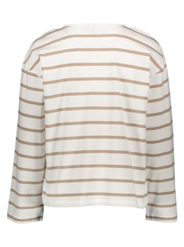 Vero Moda Bluse in Weiß/ Beige