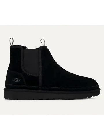 UGG Leder-Chelsea-Boots "Neumel" in Schwarz