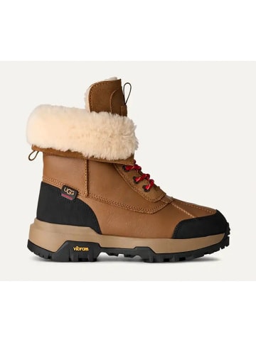 UGG Skórzane kozaki zimowe "Adirondack" w kolorze jasnobrązowym