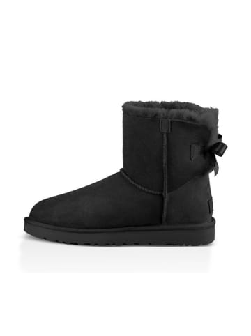 UGG Boots met lamsvacht "Mini Baily Bow" zwart