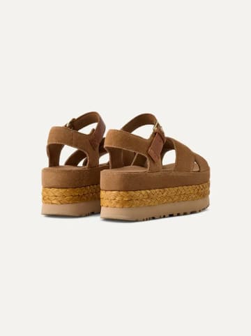 UGG Leren haksandalen "Aubrey" lichtbruin