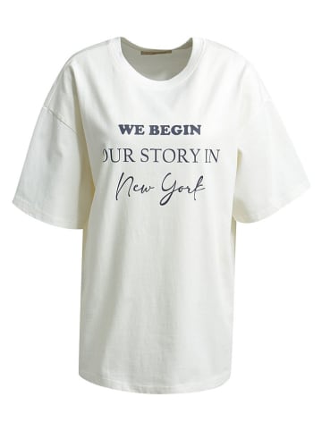 Smith & Soul Koszulka w kolorze kremowym