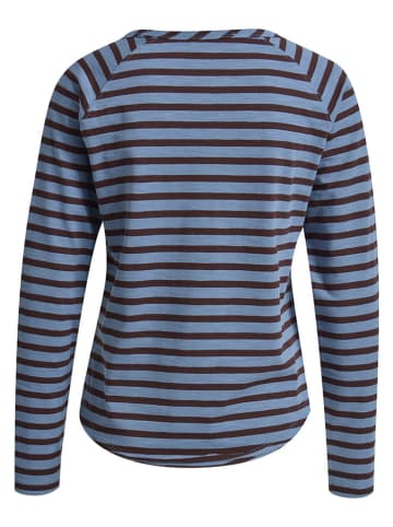 Smith & Soul Longsleeve in Blau/ Aubergine