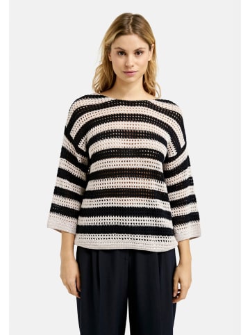 Smith & Soul Sweter w kolorze kremowo-granatowym