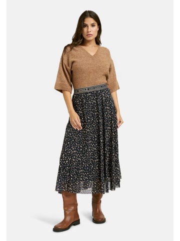 Smith & Soul Rok donkerblauw/beige