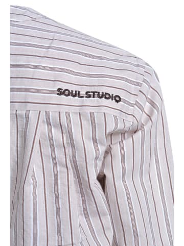 Smith & Soul Blouse bruin/wit