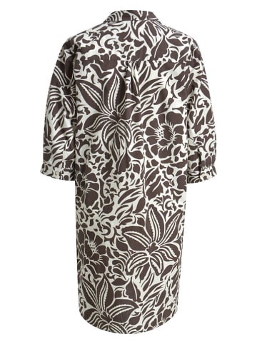 Smith & Soul Sukienka w kolorze ciemnobrązowo-białym