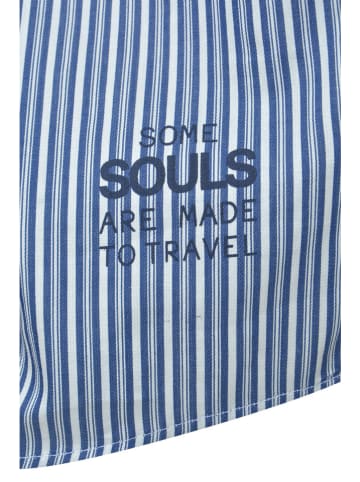 Smith & Soul Blouse blauw/wit
