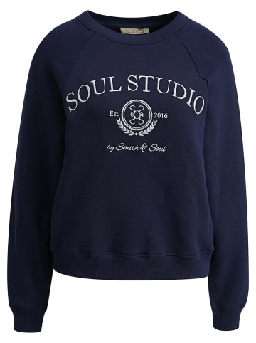 Smith & Soul Bluza w kolorze granatowym