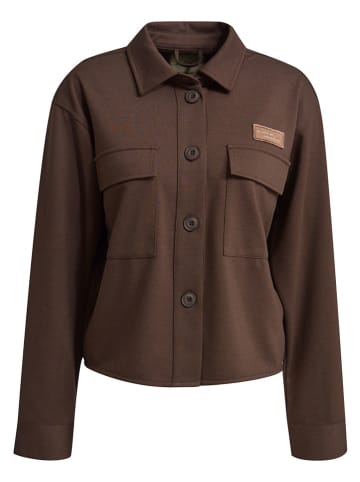 Smith & Soul Kurtka koszulowa w kolorze ciemnobrązowym