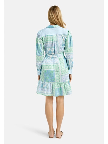 Smith & Soul Jurk lichtblauw/groen