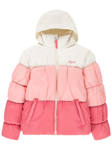 Levi's Kids Kurtka zimowa w kolorze jasnoróżowo-białym