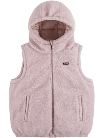 Levi's Kids Dwustronna kamizelka pikowana w kolorze jasnoróżowym