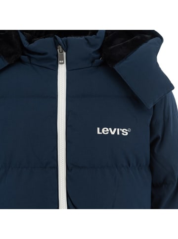 Levi's Kids Doorgestikte jas donkerblauw