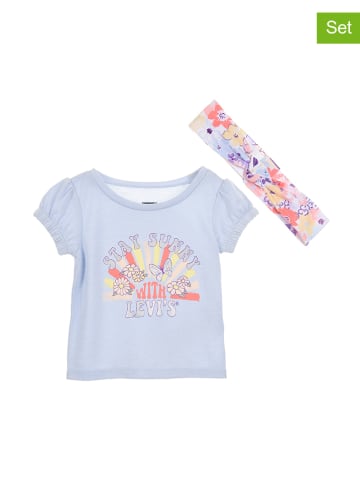 Levi's Kids 2-częściowy zestaw w kolorze błękitnym