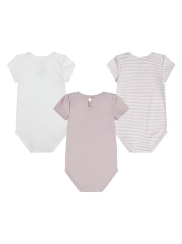 Levi's Kids Body (3 szt.) w kolorze jasnoróżowo-białym