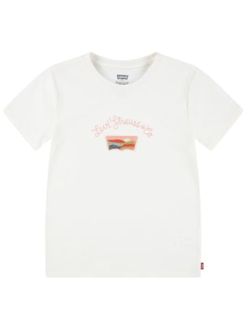Levi's Kids Koszulka w kolorze białym ze wzorem