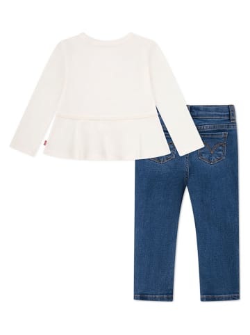 Levi's Kids 2tlg. Outfit in Blau/ Weiß
