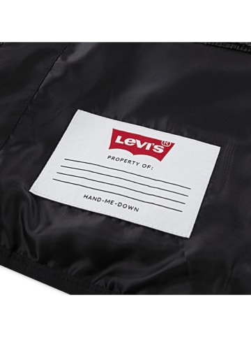 Levi's Kids Doorgestikte jas zwart