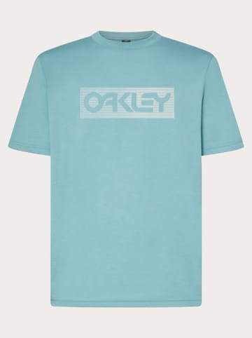 Oakley Koszulka "Dual B1B Logo" w kolorze błękitnym