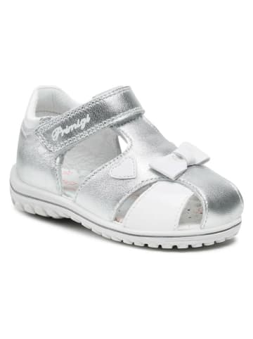 Primigi Leder-Halbsandalen in Silber