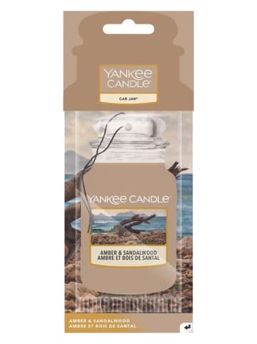 Yankee Candle Zapach do samochodu "Car Jar " - Amber & Sandalwood