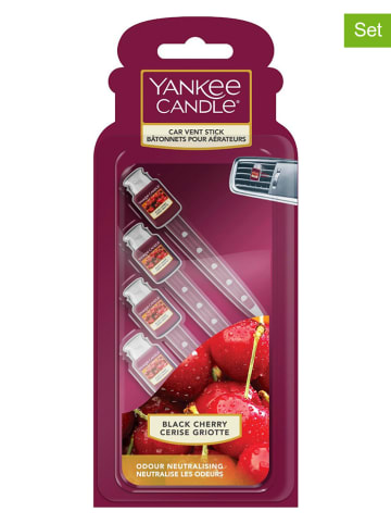 Yankee Candle 4-delige set: autoparfum - Black Cherry