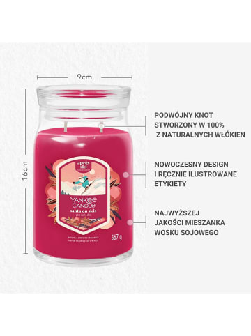 Yankee Candle Geurkaars ''Santa on Skis'' - 567 g
