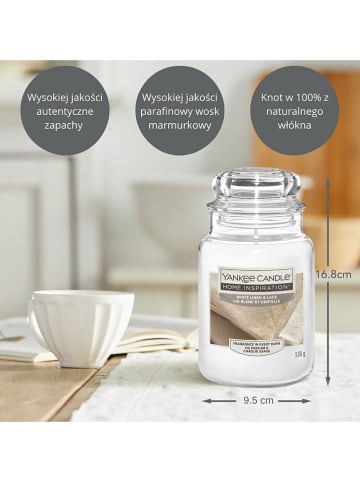 Yankee Candle Home Inspiration Duftkerze "White Linen & Lace"- 538 g