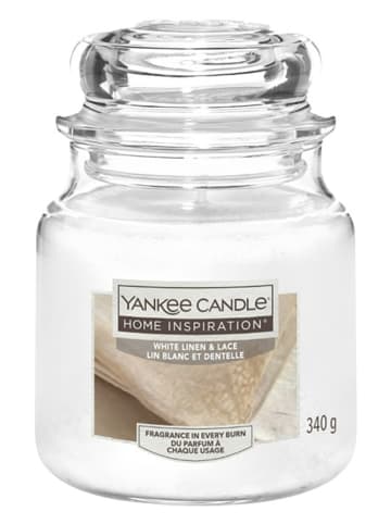 Yankee Candle Home Inspiration Duftkerze "White Linen & Lace" - 340 g