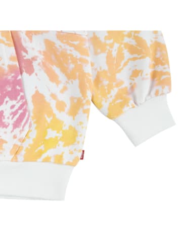 Levi's Kids Sweatvest wit/geel