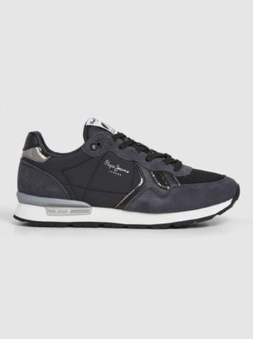 Pepe Jeans FOOTWEAR Sneakers "Brit Mirror" donkerblauw