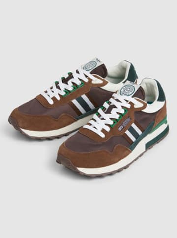 Pepe Jeans FOOTWEAR Sneakers "Kingston College" in Braun