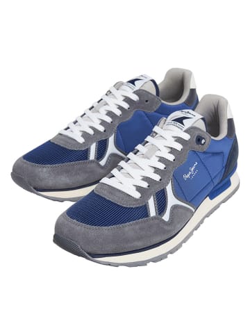 Pepe Jeans FOOTWEAR Sneakers "Brit Serie" grijs/blauw