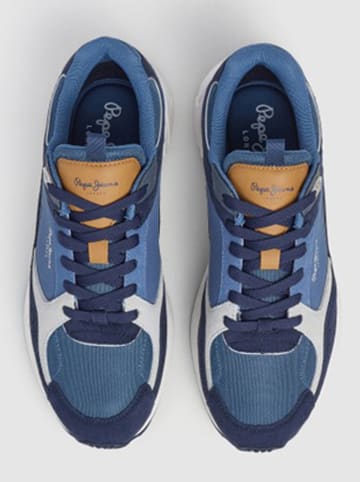Pepe Jeans FOOTWEAR Sneakers "Marlon Road" in Blau/ Dunkelblau
